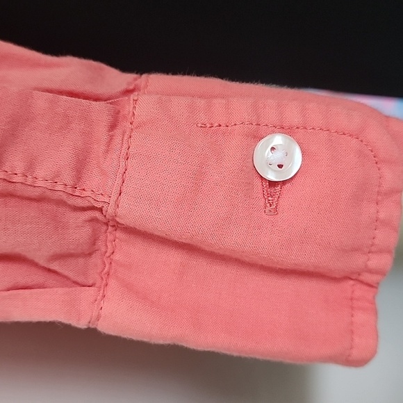 Frank & Eileen Barry Button Up Top In Famous Denim Grapefruit Size XS - Picture 11 of 15